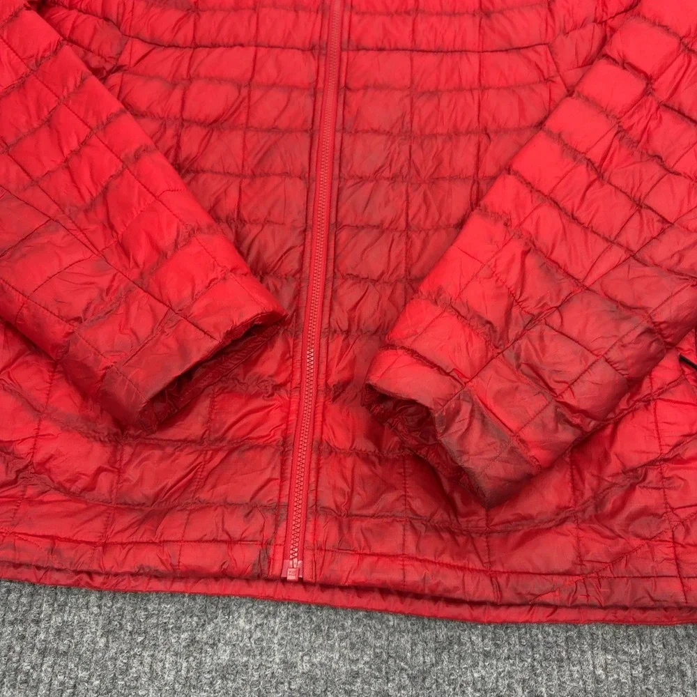 The North Face Jacket Mens L Red Thermoball Quilted Full Zip Puffer Gorpcore‎